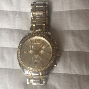 Gold and Silver Michael Kors Watch